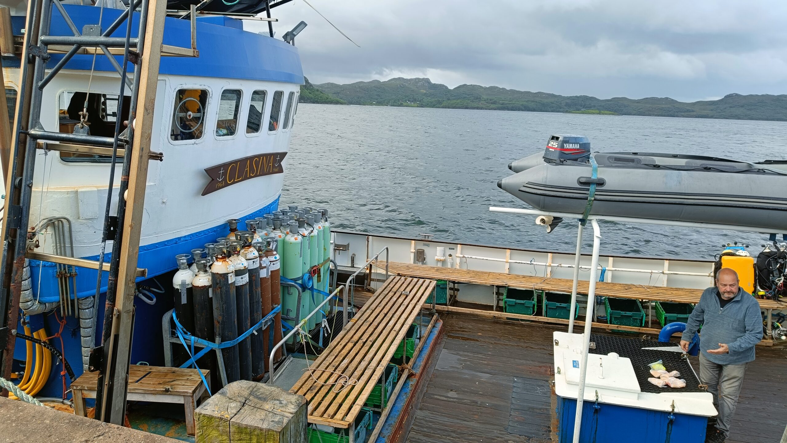 Shetland liveaboard, MV Clasina